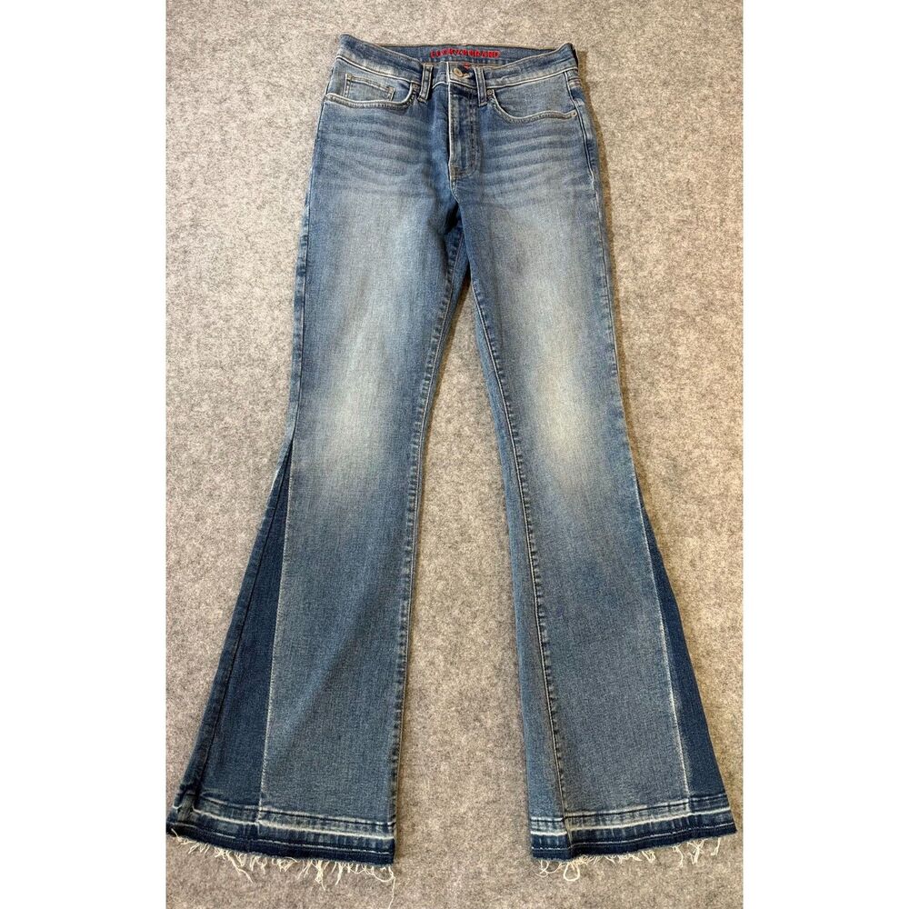 Lucky Brand Stevie High Rise Flare Jeans Women's 6/28 R Med Wash 28 x 31.5
